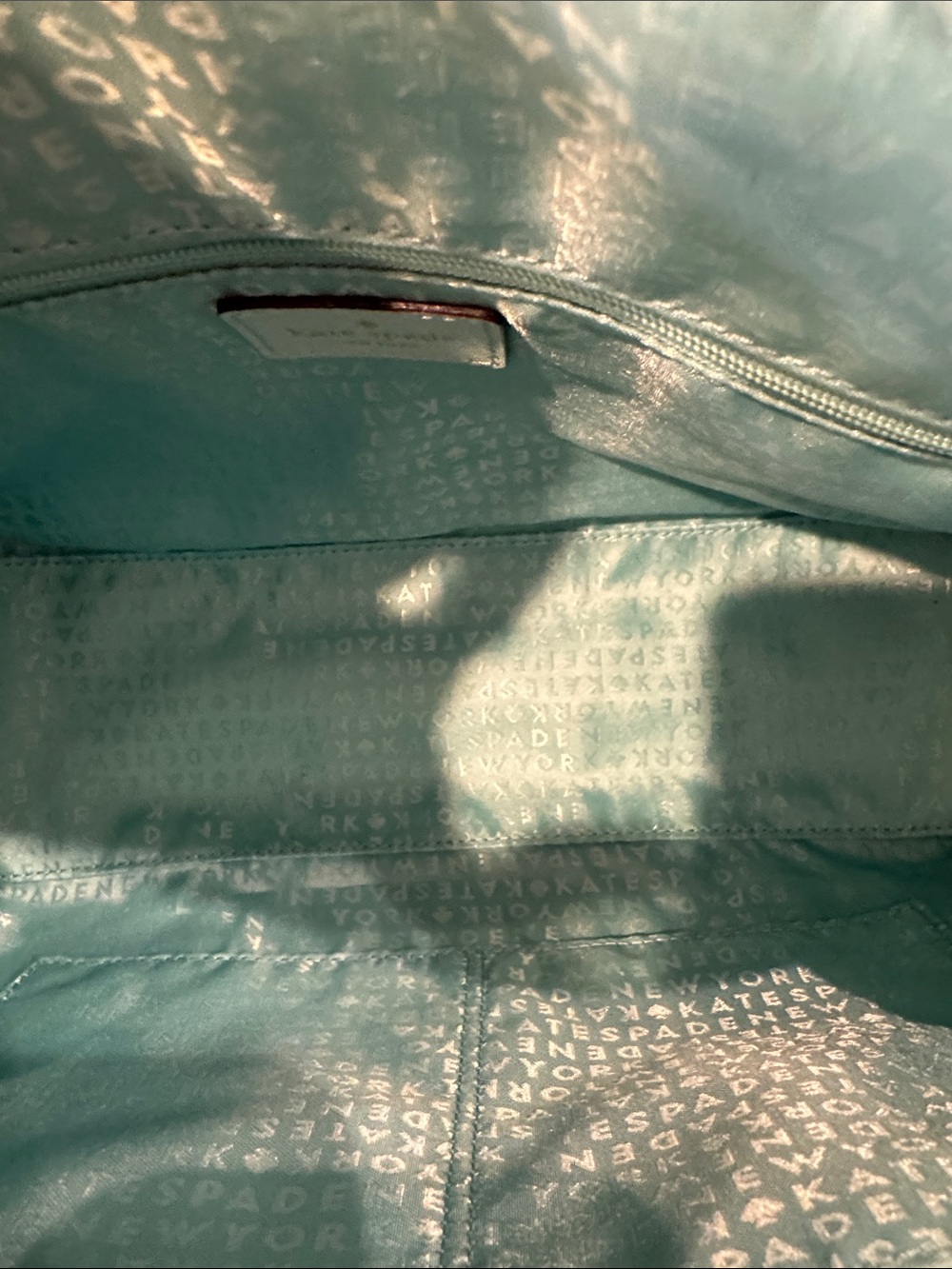 Kate Spade Newbury Lane Small Felix Satchel in Robin's Egg Blue - Picture 11 of 16